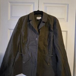 Talbots Olive Green Blazer